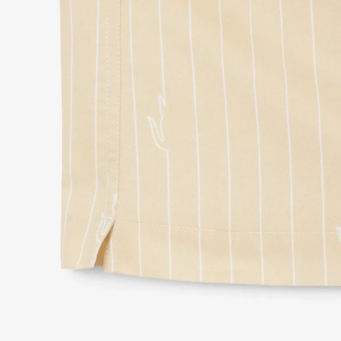 Camisa de sarja estampada com corte descontraído