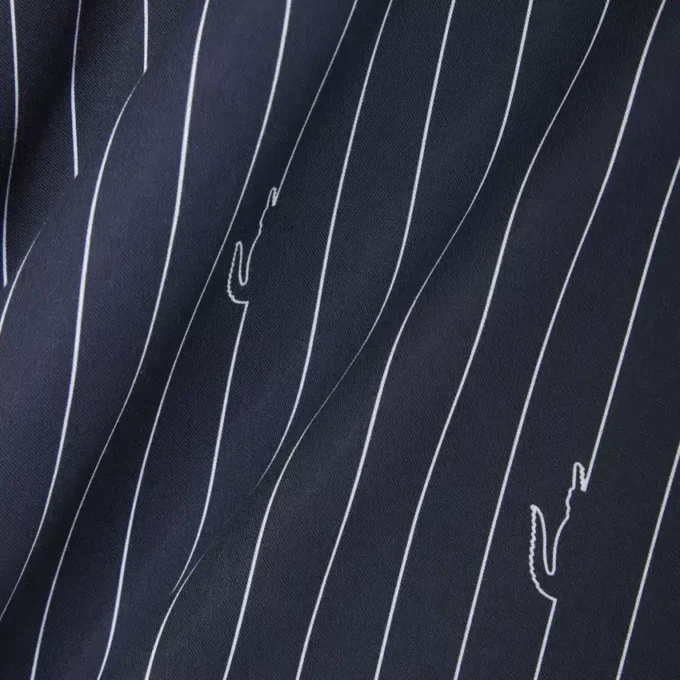 Camisa de sarja estampada com corte descontraído