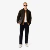Camisa de veludo de corte regular para homem