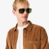 Camisa de veludo de corte regular para homem