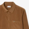 Camisa de veludo de corte regular para homem