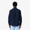 Camisa em popeline elástico de corte regular