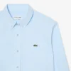Camisa em popeline elástico de corte regular