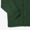 Camisa exterior masculina em mistura de lã