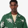 Camisa masculina de corte descontraído com estampado Rena da Lacoste