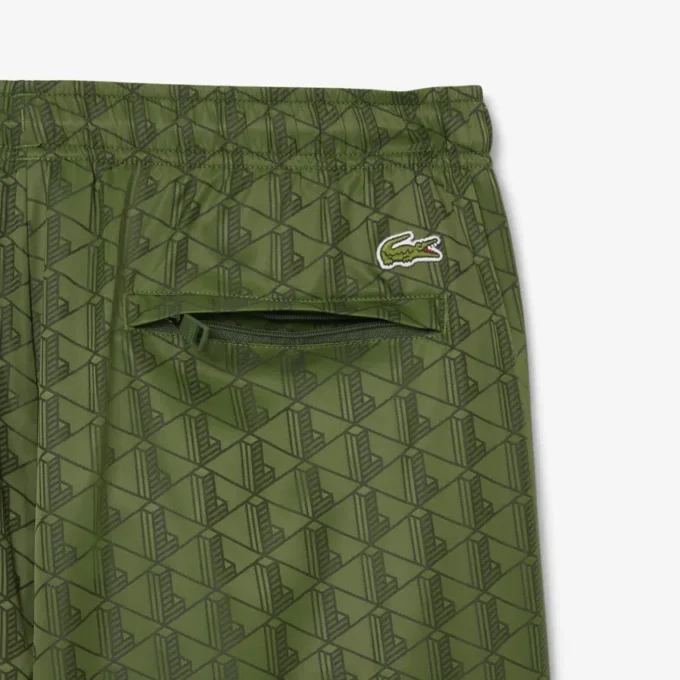 Camisa masculina de corte descontraído com estampado Rena da Lacoste