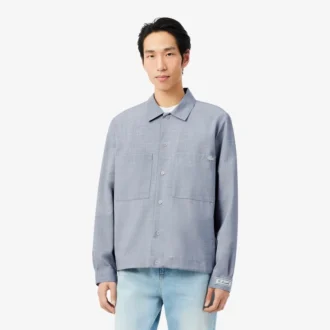 Camisa oversized em mistura de lã The Blend