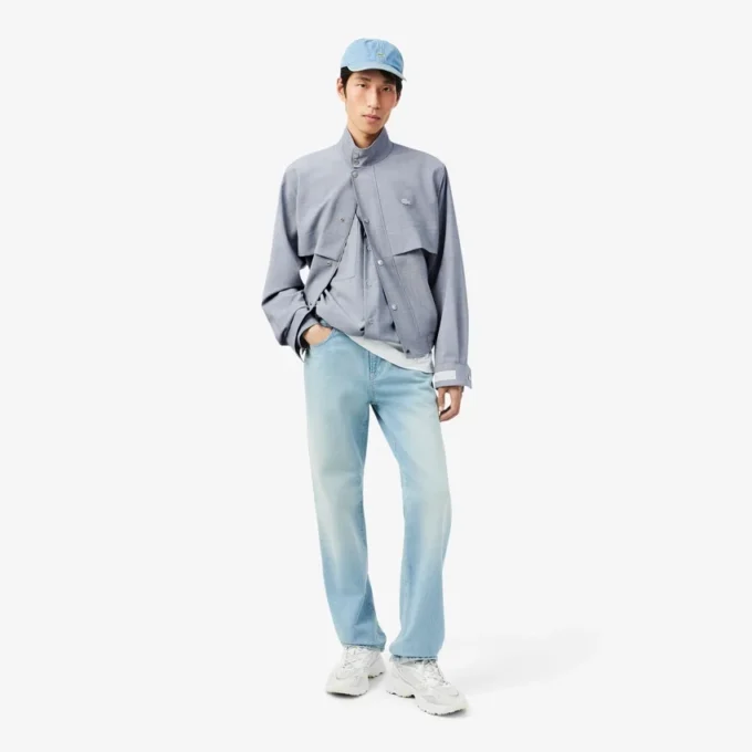Camisa oversized em mistura de lã The Blend