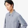 Camisa oversized em mistura de lã The Blend