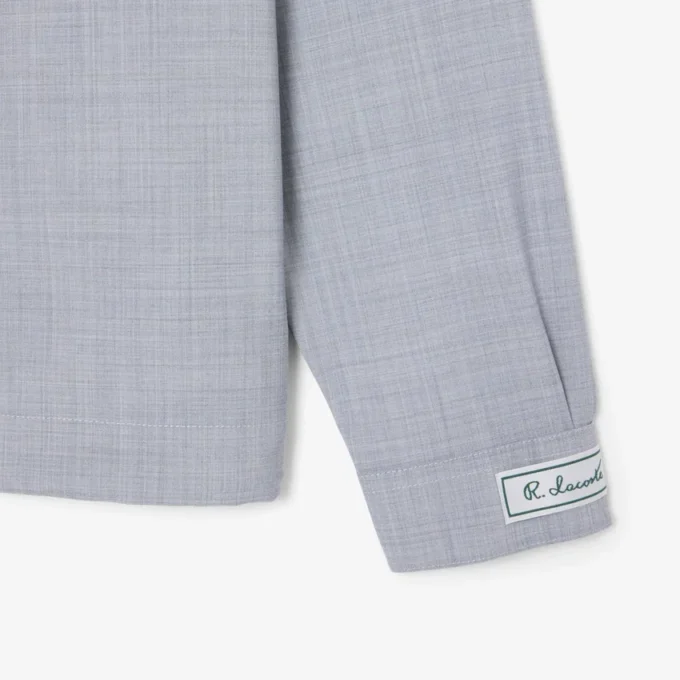 Camisa oversized em mistura de lã The Blend