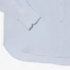Camisa oversized em mistura de linho e algodão