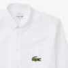 Camisa Oxford de corte descontraído unissexo