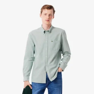 Camisa Oxford de corte regular para homem
