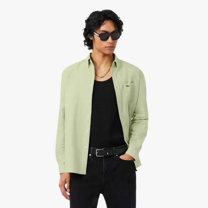 Camisa Oxford de corte regular para homem