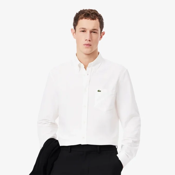 Camisa Oxford de corte regular para homem