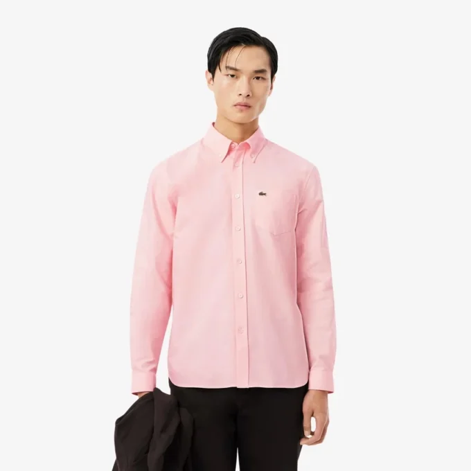 Camisa Oxford de corte regular para homem