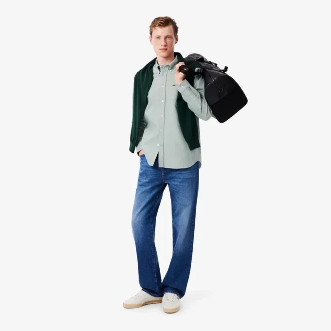 Camisa Oxford de corte regular para homem