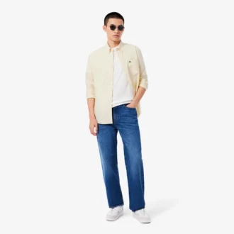 Camisa Oxford de corte regular para homem