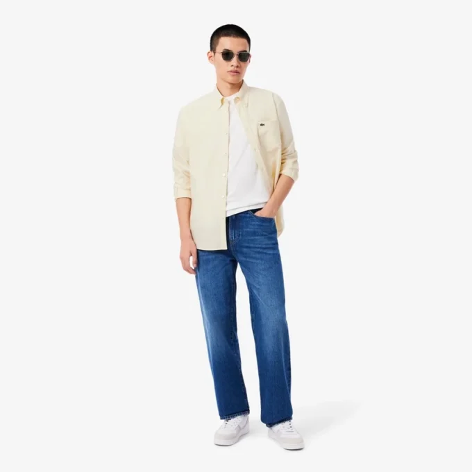 Camisa Oxford de corte regular para homem