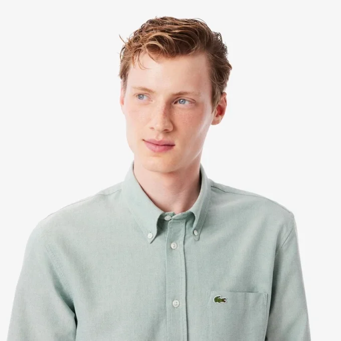 Camisa Oxford de corte regular para homem