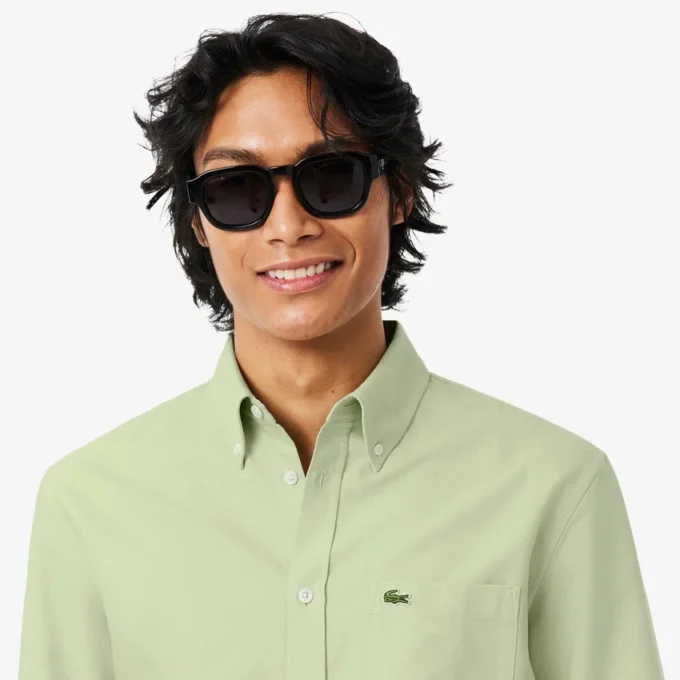 Camisa Oxford de corte regular para homem