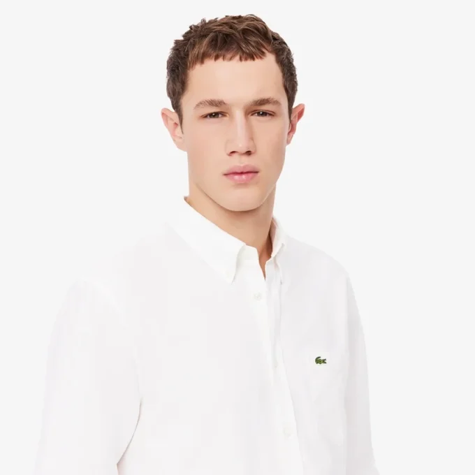 Camisa Oxford de corte regular para homem