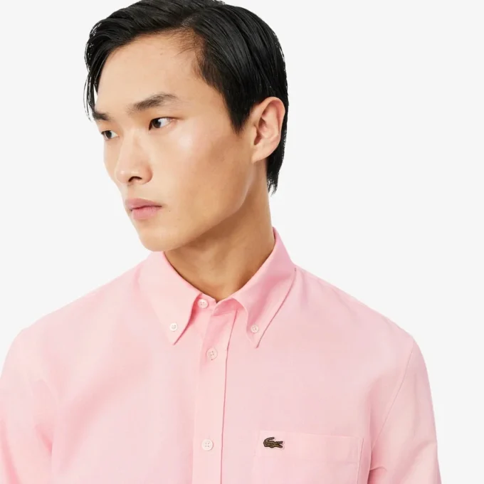 Camisa Oxford de corte regular para homem