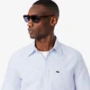 Camisa Oxford de manga curta com corte regular para homem