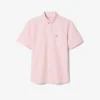 Camisa Oxford de manga curta com corte regular para homem