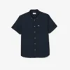 Camisa Oxford de manga curta com corte regular para homem