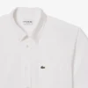 Camisa Oxford de manga curta com corte regular para homem