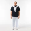 Camisa Oxford de manga curta com corte regular para homem