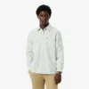 Camisa Oxford às riscas de corte regular para homem