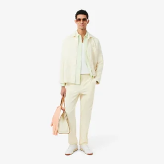 Camisa Oxford às riscas de corte regular para homem