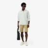 Camisa Oxford às riscas de corte regular para homem