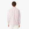Camisa Oxford às riscas de corte regular para homem