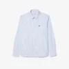 Camisa Oxford às riscas de corte regular para homem