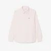 Camisa Oxford às riscas de corte regular para homem