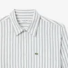 Camisa Oxford às riscas de corte regular para homem