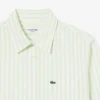 Camisa Oxford às riscas de corte regular para homem