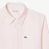 Camisa Oxford às riscas de corte regular para homem
