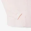 Camisa Oxford às riscas de corte regular para homem