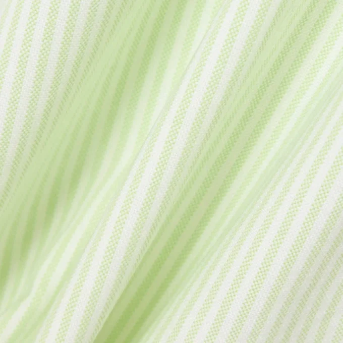 Camisa Oxford às riscas de corte regular para homem