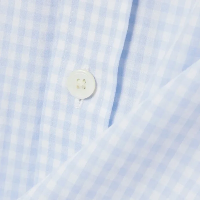 Camisa xadrez de manga curta com corte regular