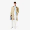 Camisa xadrez elástica de corte regular para homem
