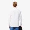 Camisas de botões elásticas de corte justo para homem