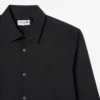 Camisas de botões elásticas de corte justo para homem