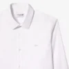 Camisas de botões elásticas de corte justo para homem