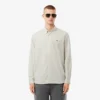 Camisas de botões às riscas de corte regular para homem