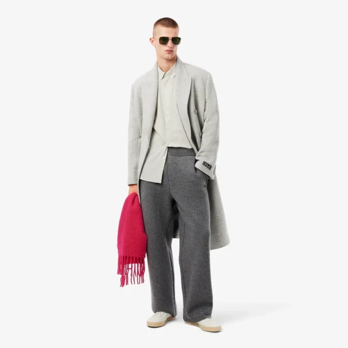 Camisas de botões às riscas de corte regular para homem